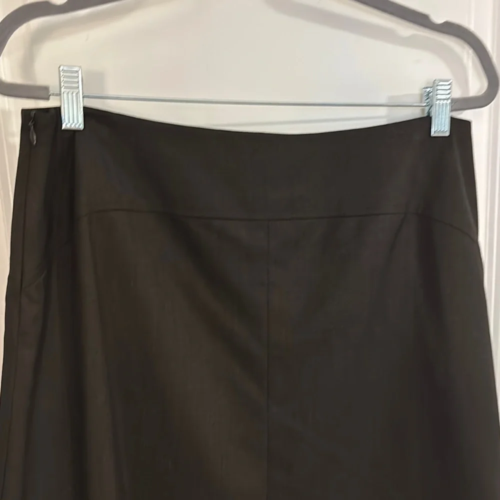 Lafayette 148 NY Skirt Brown Lightweight Virgin Wool A-Line  Size 12‎ Like New